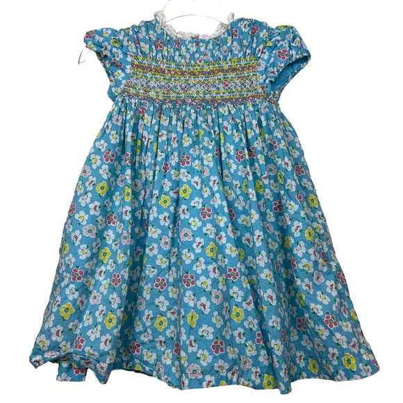 Mini Boden Floral Spring Floral Cotton Dress - Picture 2 of 7